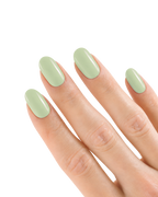 Uñas press-on Minty Redonda Corta - vista adicional 1 | Cuti Clé