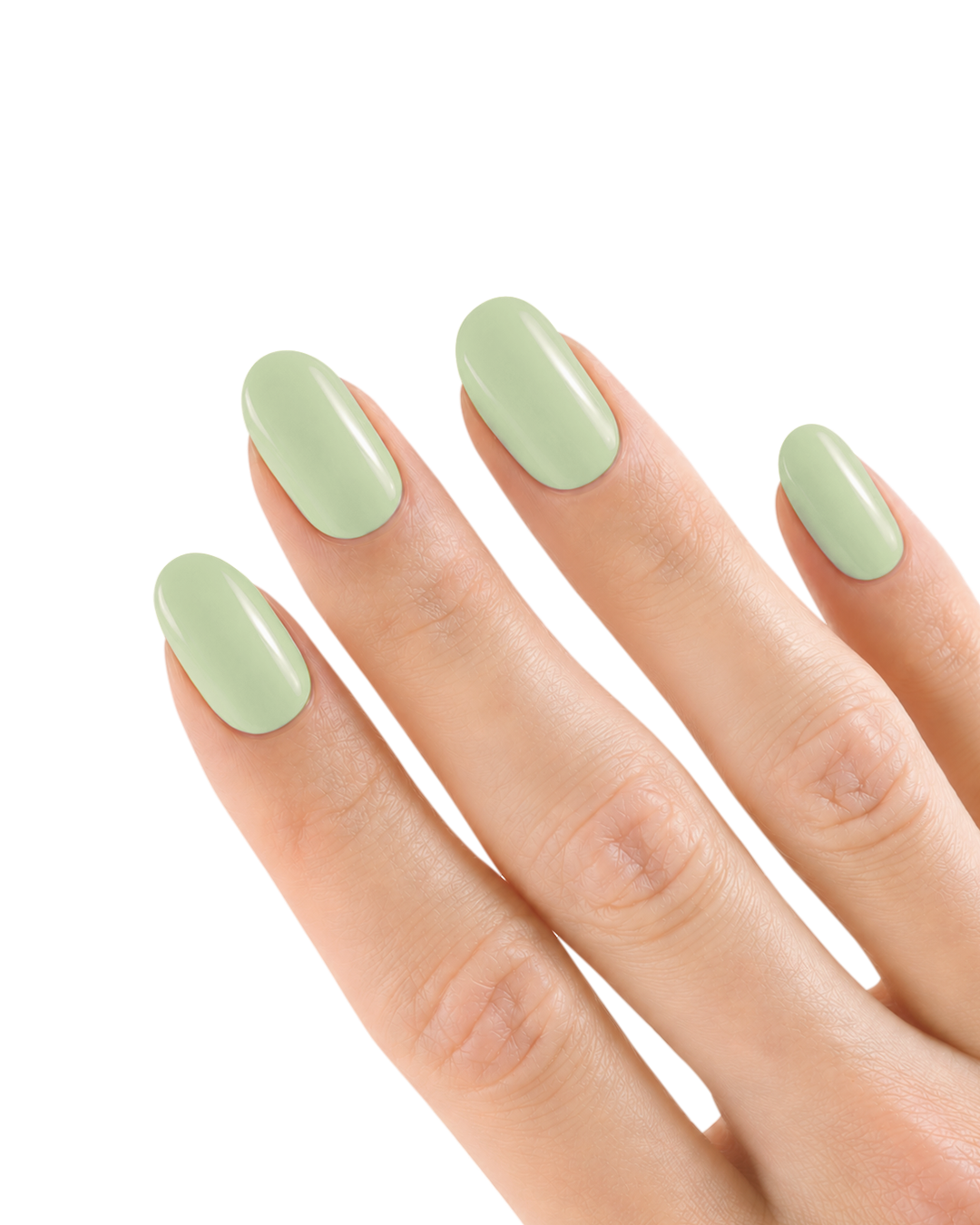 Uñas press-on Minty Redonda Corta - vista adicional 1 | Cuti Clé