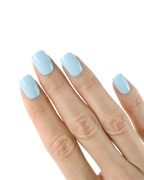Uñas press-on Baby Blue Cuadrada Corta - vista adicional 1 | Cuti Clé