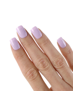 Uñas press-on Lavender Haze Cuadrada Corta - vista adicional 1 | Cuti Clé