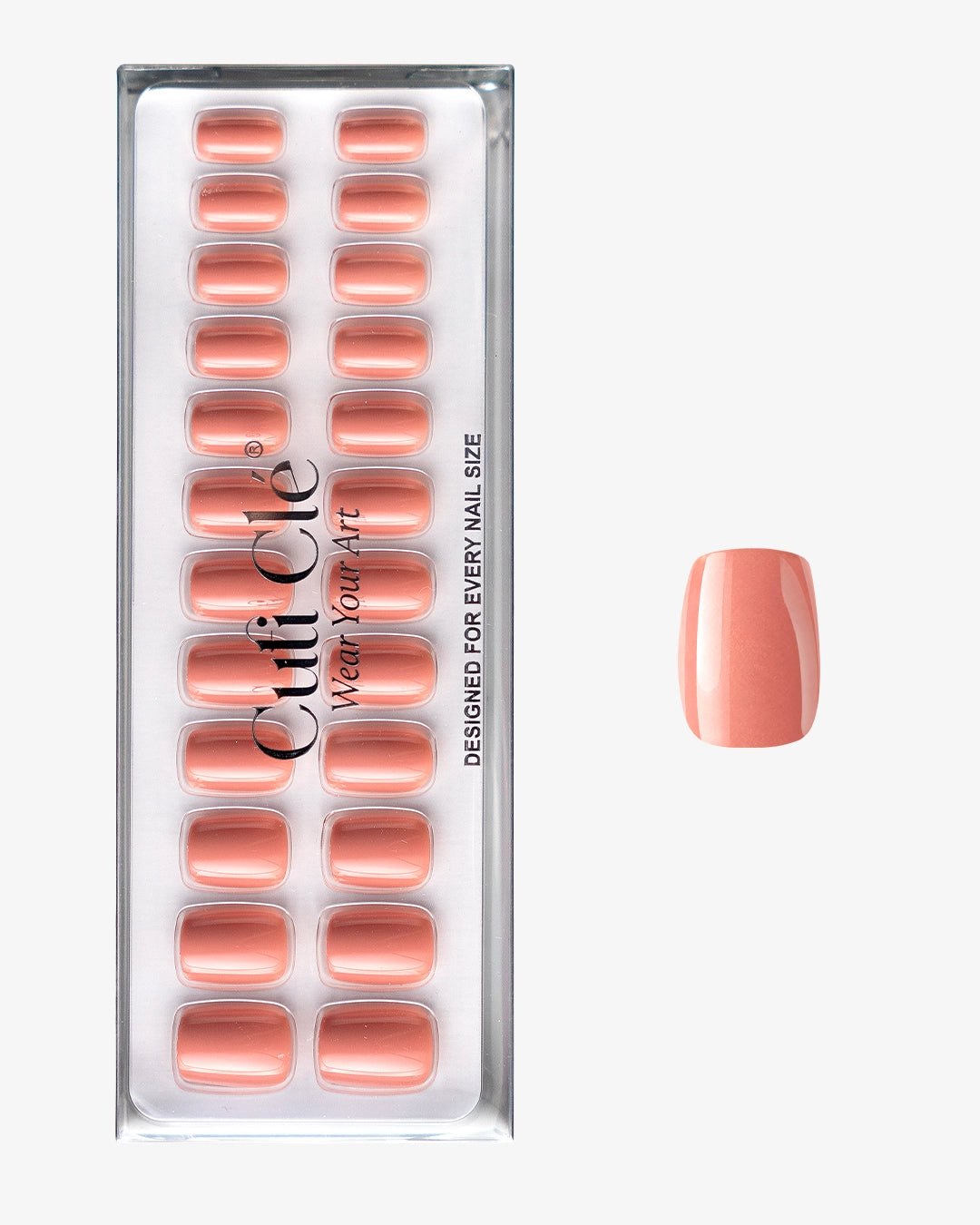 Peach Veil Cuadrada Corta