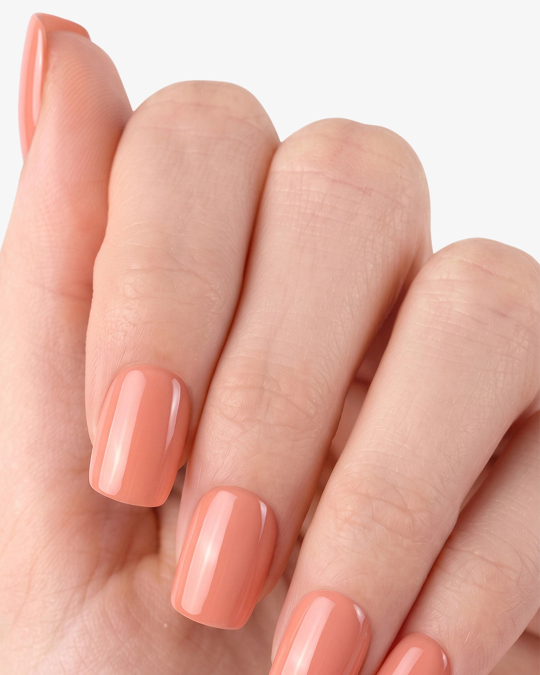 Peach Veil Cuadrada Corta