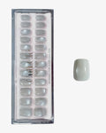 Uñas press-on Blue Hour Cat Eye Cuadrada Corta - efecto ojo de gato | Cuti Clé