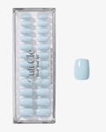 Uñas press-on Baby Blue Cuadrada Corta | Cuti Clé
