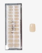 Uñas press-on Nude Veil Cuadrada Corta | Cuti Clé