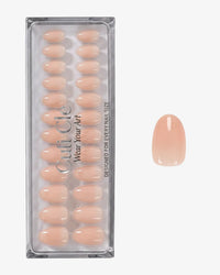 Uñas press-on Breath Redonda Corta | Cuti Clé
