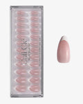 Uñas press-on Blossom French Cat Eye Almendrada Mediana - efecto ojo de gato, estilo manicura francesa | Cuti Clé