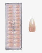 Uñas press-on Baby Boomer Almendrada Mediana - degradado baby boomer | Cuti Clé