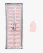 Uñas press-on Bare Muse Almendrada Corta | Cuti Clé