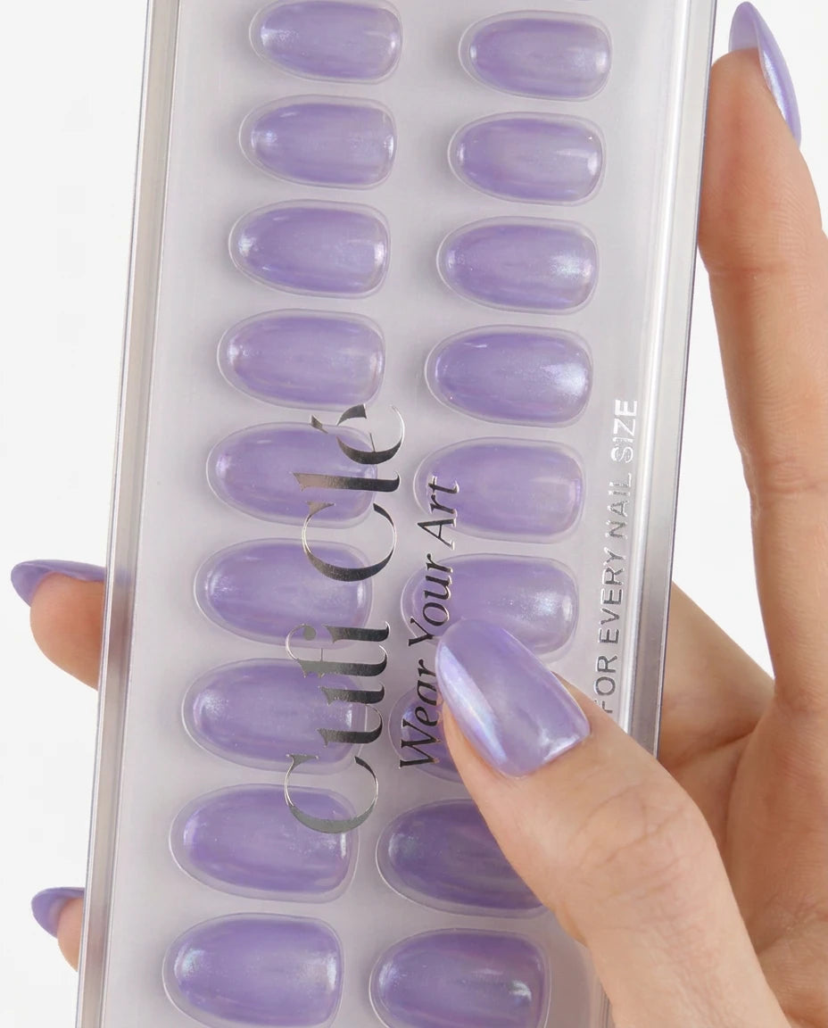 Amethyst Cat Eye Redonda Corta