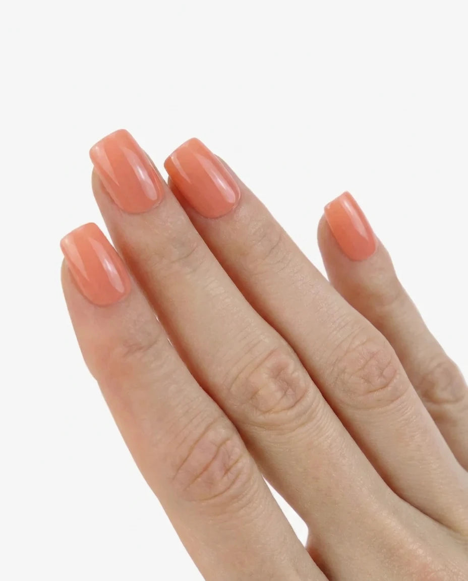 Peach Veil Cuadrada Corta