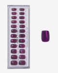 Uñas press-on After Dark Cat Eye Cuadrada Corta | Cuti Clé