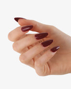 Uñas press-on Cherry Noir Almendrada Mediana - vista adicional 2 | Cuti Clé
