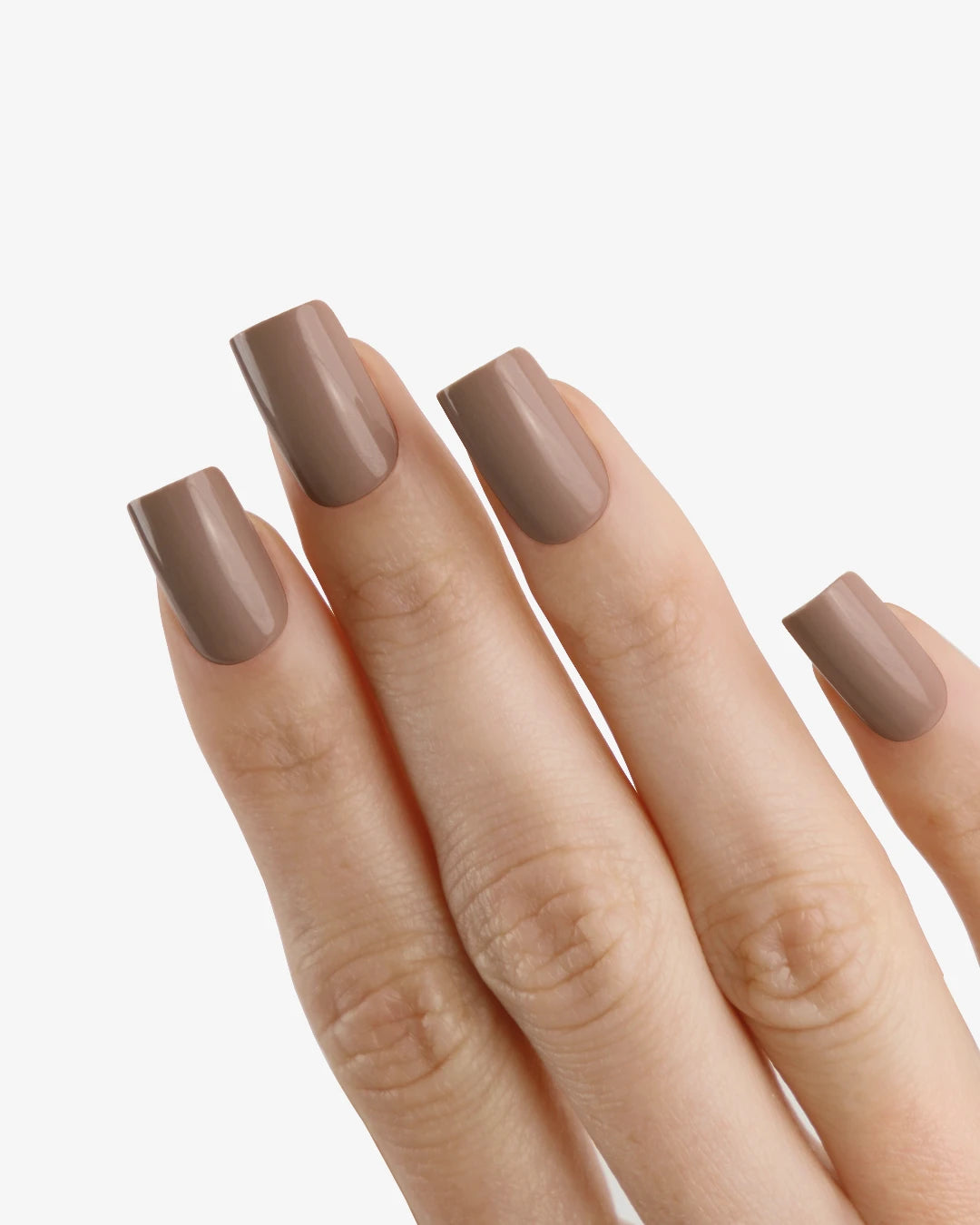 Uñas press-on Mocha Mousse Cuadrada Mediana - vista adicional 1 | Cuti Clé