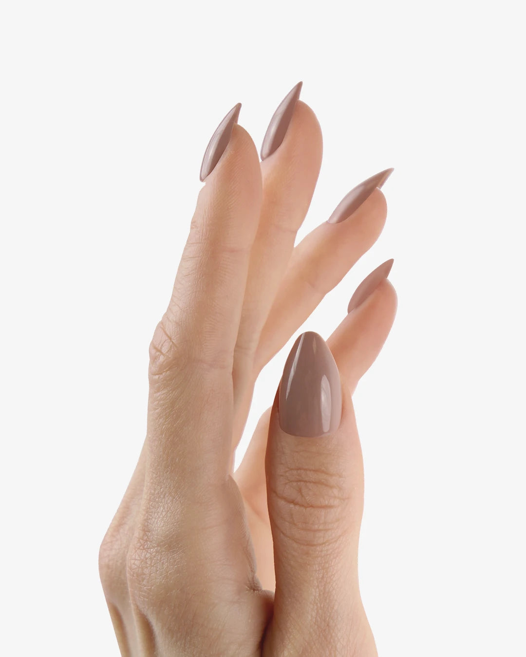 Uñas press-on Rose Ash Almendrada Corta - vista adicional 3 | Cuti Clé
