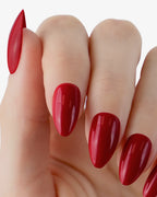 Uñas press-on Scarlet Mood Almendrada Corta - vista adicional 2 | Cuti Clé