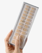Uñas press-on Nude Veil Cuadrada Corta - vista adicional 4 | Cuti Clé