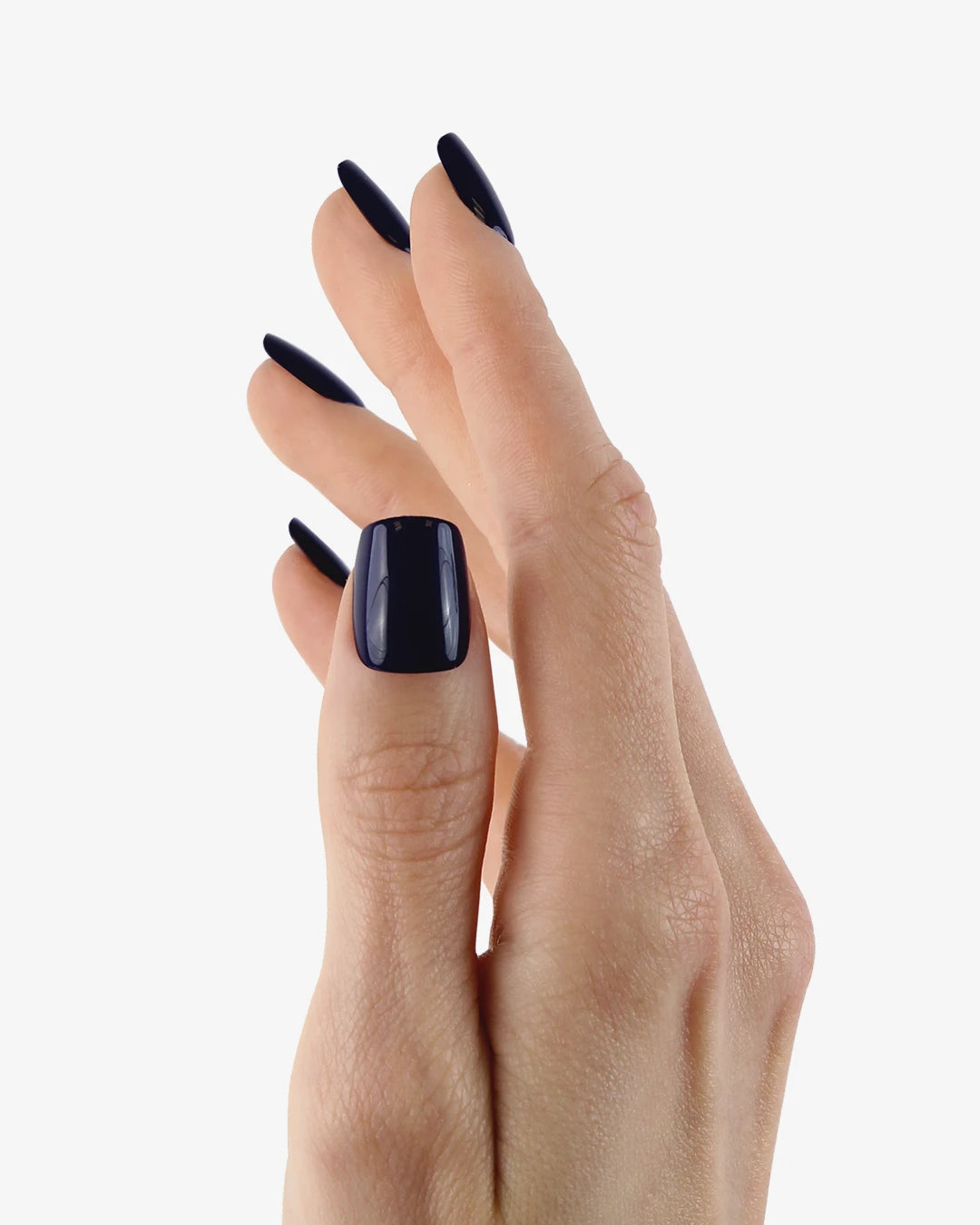 Uñas press-on Neon Navy Cuadrada Corta - vista adicional 3 | Cuti Clé