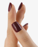 Uñas press-on Cherry Noir Cuadrada Corta - vista adicional 2 | Cuti Clé