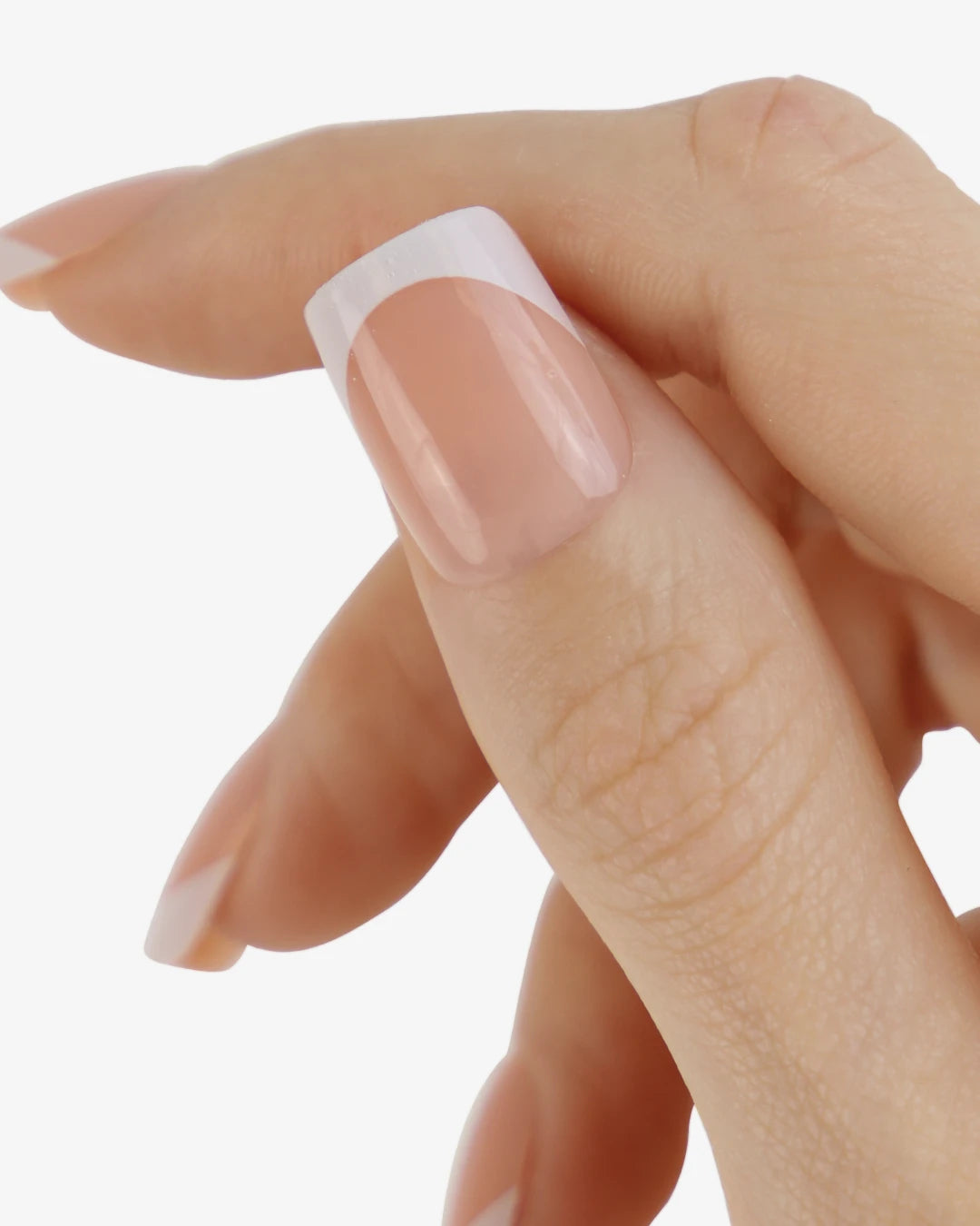 Uñas press-on Classic French Cuadrada Mediana - vista adicional 2 | Cuti Clé