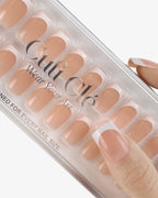 Uñas press-on Classic French Cuadrada Mediana - vista adicional 4 | Cuti Clé