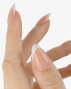 Uñas press-on Classic French Almendrada Corta - vista adicional 3 | Cuti Clé