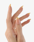 Uñas press-on Buttercream French Almendrada Corta - vista adicional 3 | Cuti Clé