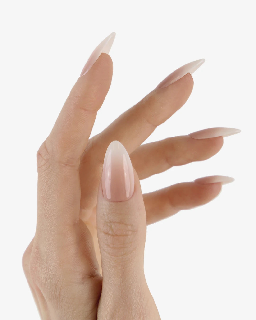 Uñas press-on Baby Boomer Almendrada Mediana - vista adicional 2 | Cuti Clé