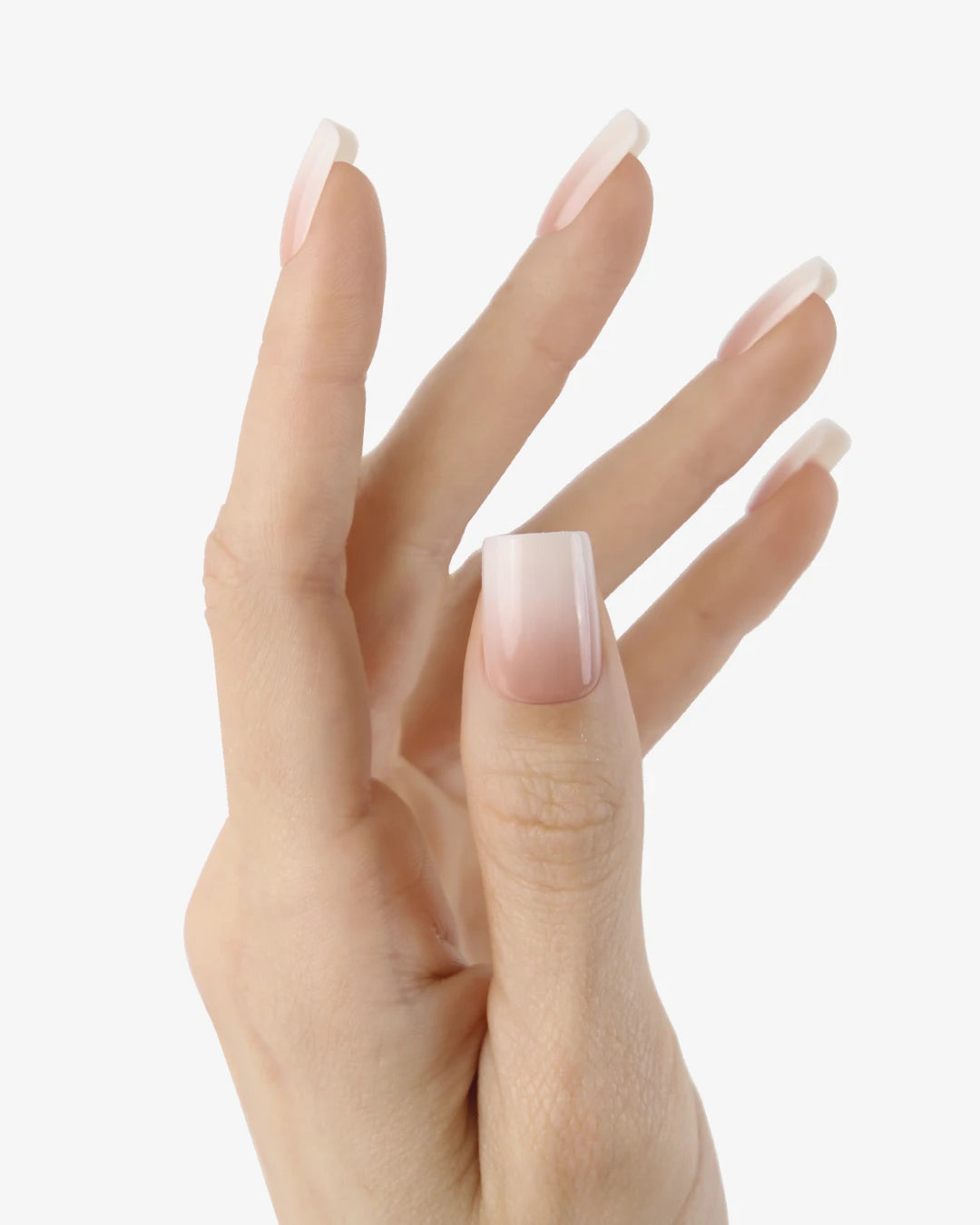 Uñas press-on Baby Boomer Cuadrada Mediana - vista adicional 3 | Cuti Clé