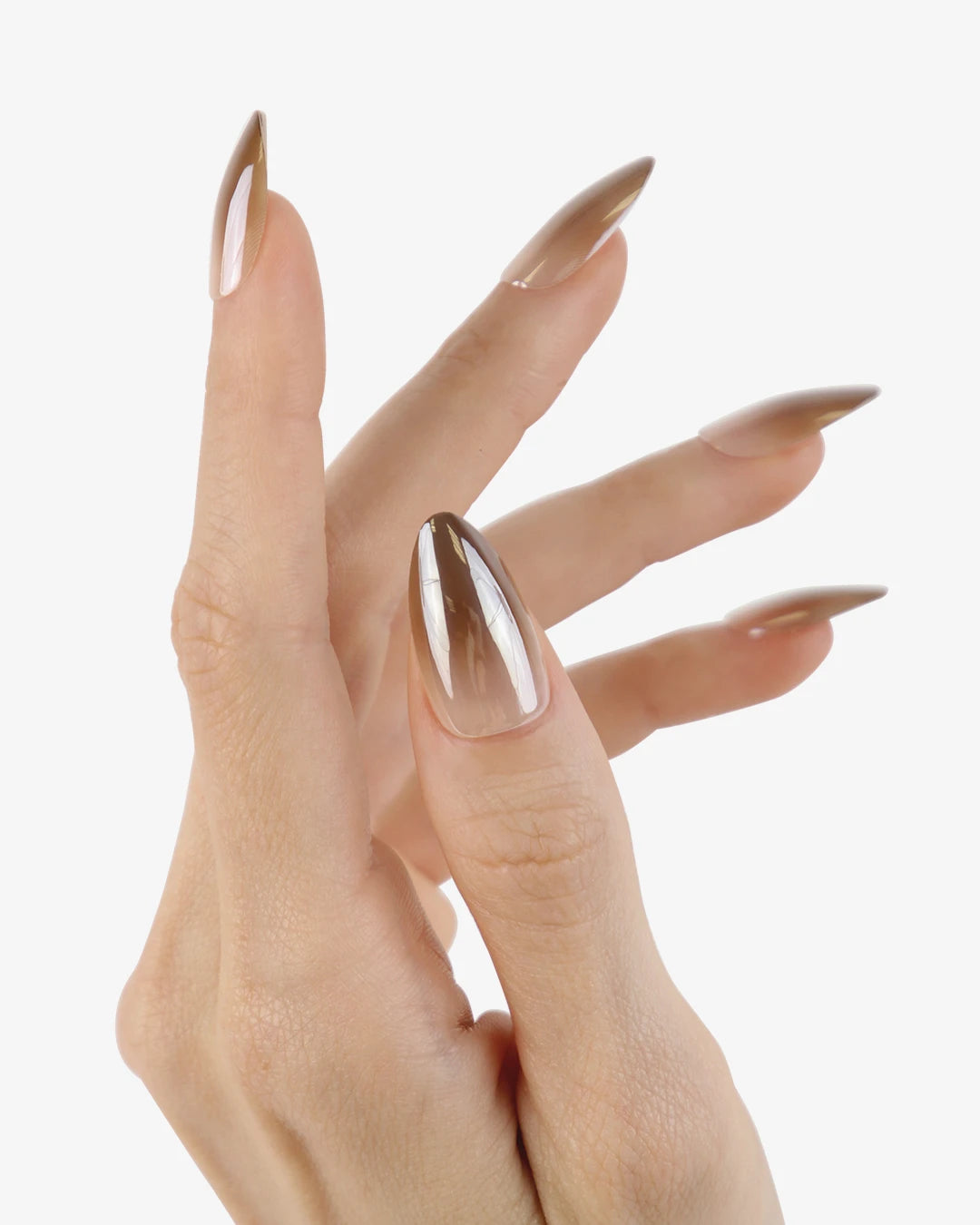 Uñas press-on Parisian Café Almendrada Mediana - vista adicional 3 | Cuti Clé
