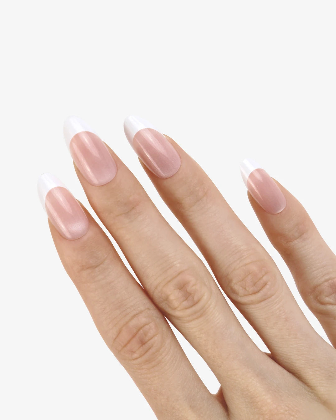 Uñas press-on Blossom French Cat Eye Almendrada Mediana - vista adicional 1 | Cuti Clé