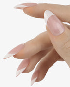 Uñas press-on Blossom French Cat Eye Almendrada Mediana - vista adicional 2 | Cuti Clé