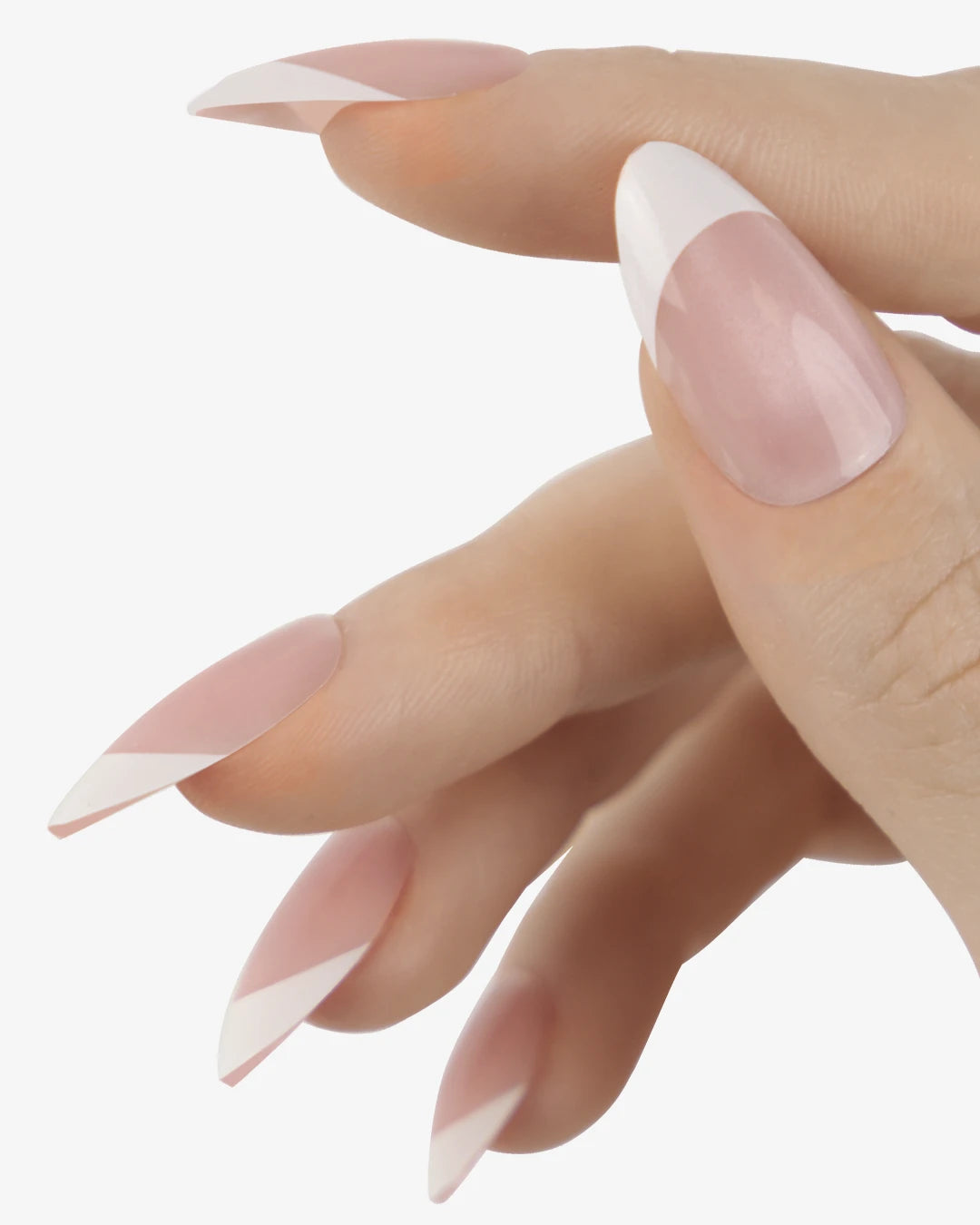 Uñas press-on Blossom French Cat Eye Almendrada Mediana - vista adicional 2 | Cuti Clé