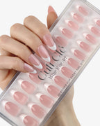 Uñas press-on Blossom French Cat Eye Almendrada Mediana - vista adicional 3 | Cuti Clé