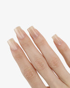 Uñas press-on Champagne Cat Eye Cuadrada Mediana - vista adicional 1 | Cuti Clé