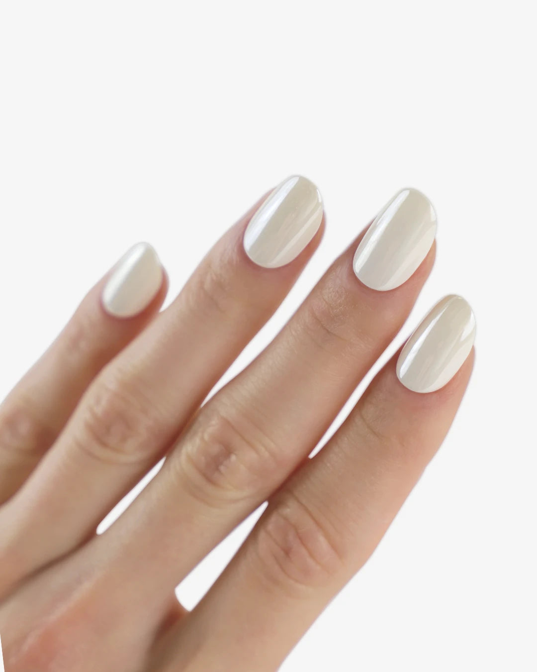 Uñas press-on Pearl Shell Redonda Corta - vista adicional 1 | Cuti Clé
