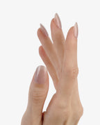 Uñas press-on Arctic Mist Cat Eye Redonda Corta - vista adicional 2 | Cuti Clé