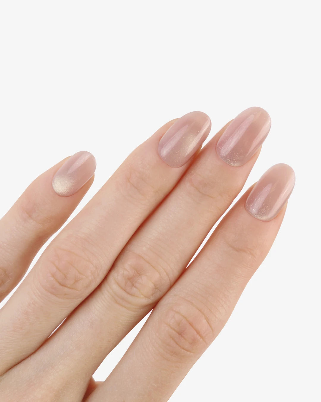 Uñas press-on Sunset Cat Eye Redonda Corta - vista adicional 1 | Cuti Clé