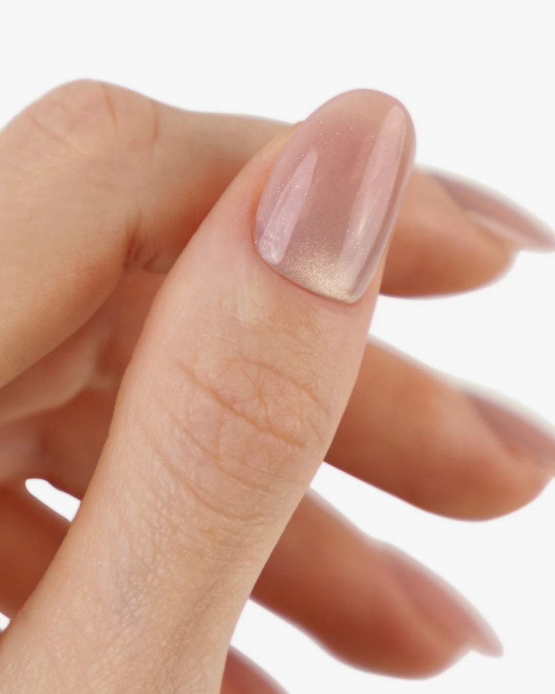 Uñas press-on Sunset Cat Eye Redonda Corta - vista adicional 3 | Cuti Clé
