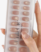 Uñas press-on Sunset Cat Eye Redonda Corta - vista adicional 4 | Cuti Clé