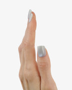 Uñas press-on Blue Hour Cat Eye Cuadrada Corta - vista adicional 2 | Cuti Clé
