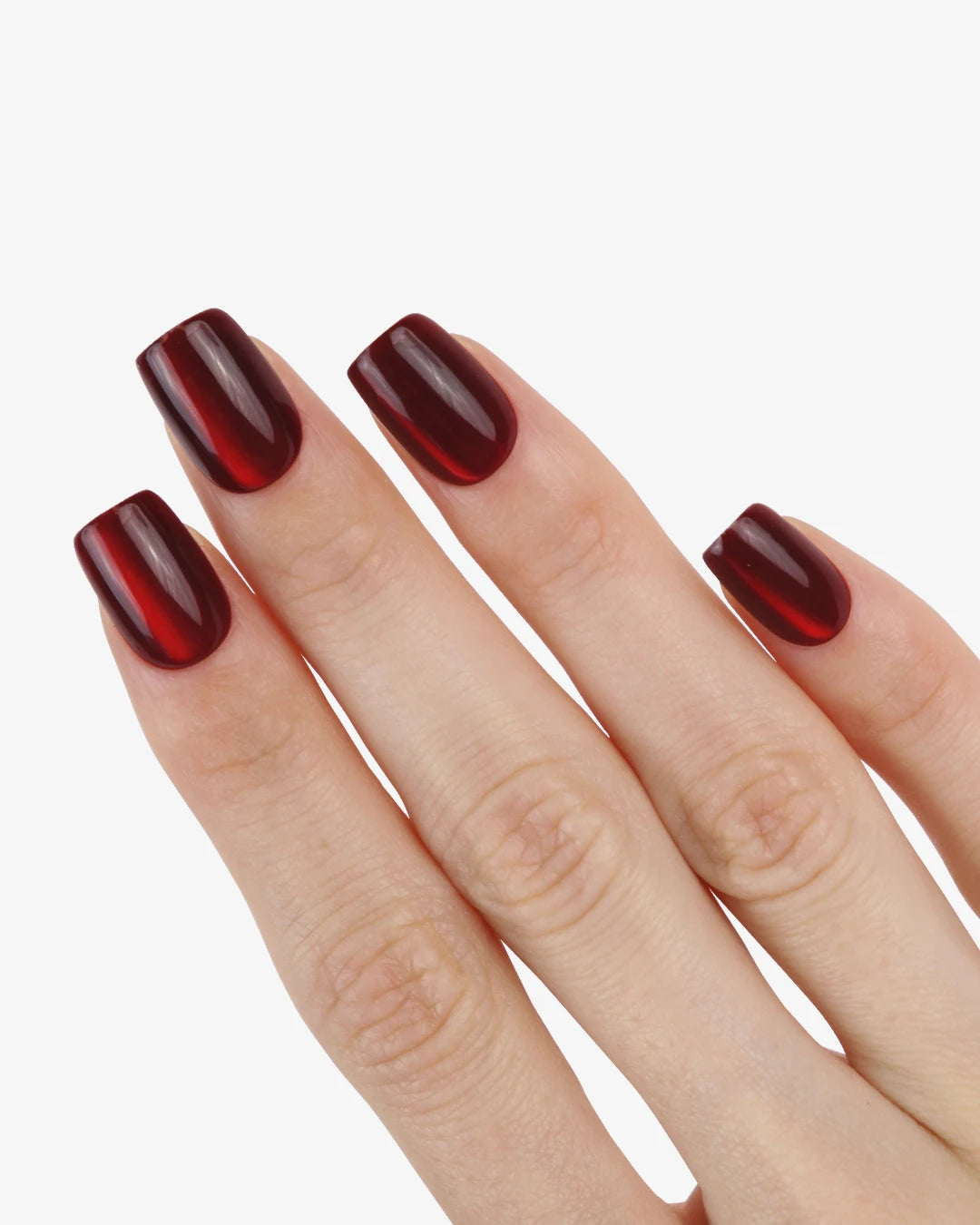 Uñas press-on Redmoon Cat Eye Cuadrada Corta - vista adicional 1 | Cuti Clé